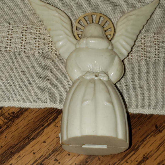 Vintage 1950's Plastic Angel and Girl in Pink - Picture 6 of 8